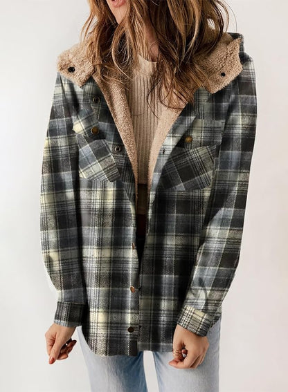 Elvessa Plaid Flanel Jacket