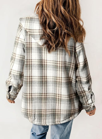 Elvessa Plaid Flanel Jacket