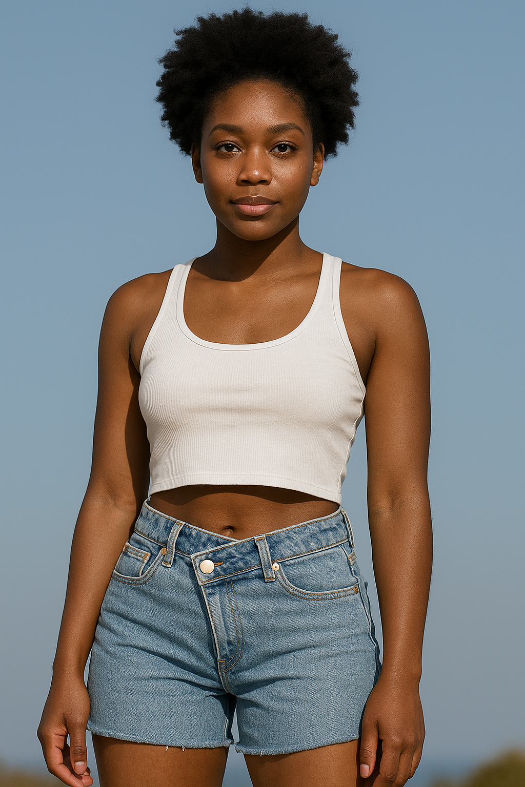Elvessa Riviera Denim Shorts