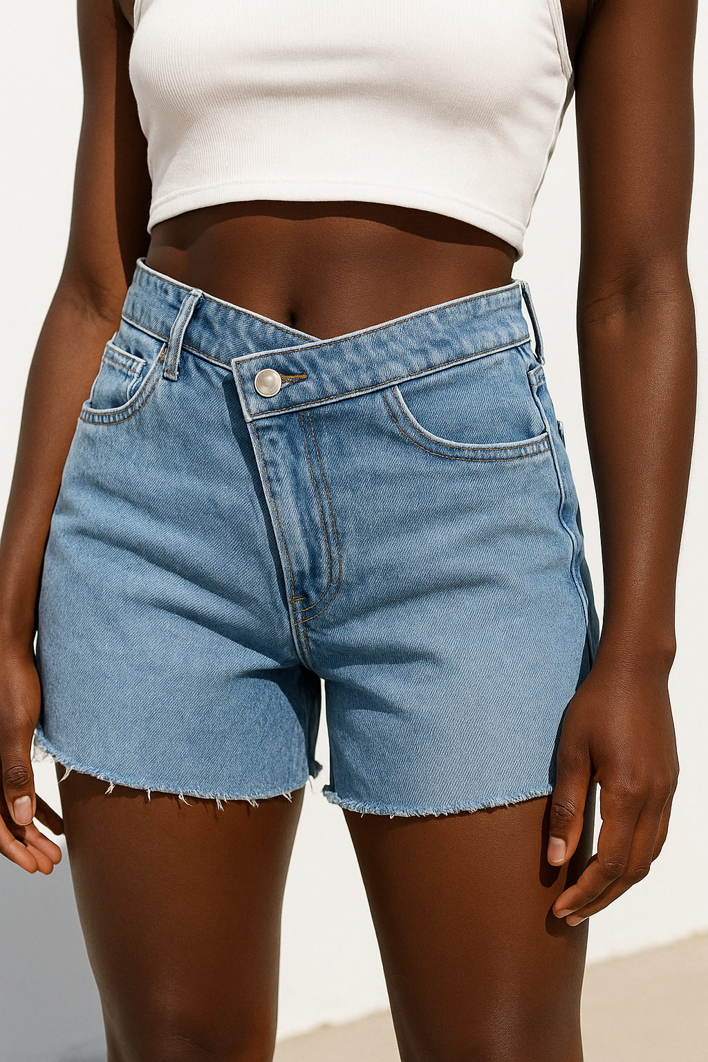 Elvessa Riviera Denim Shorts